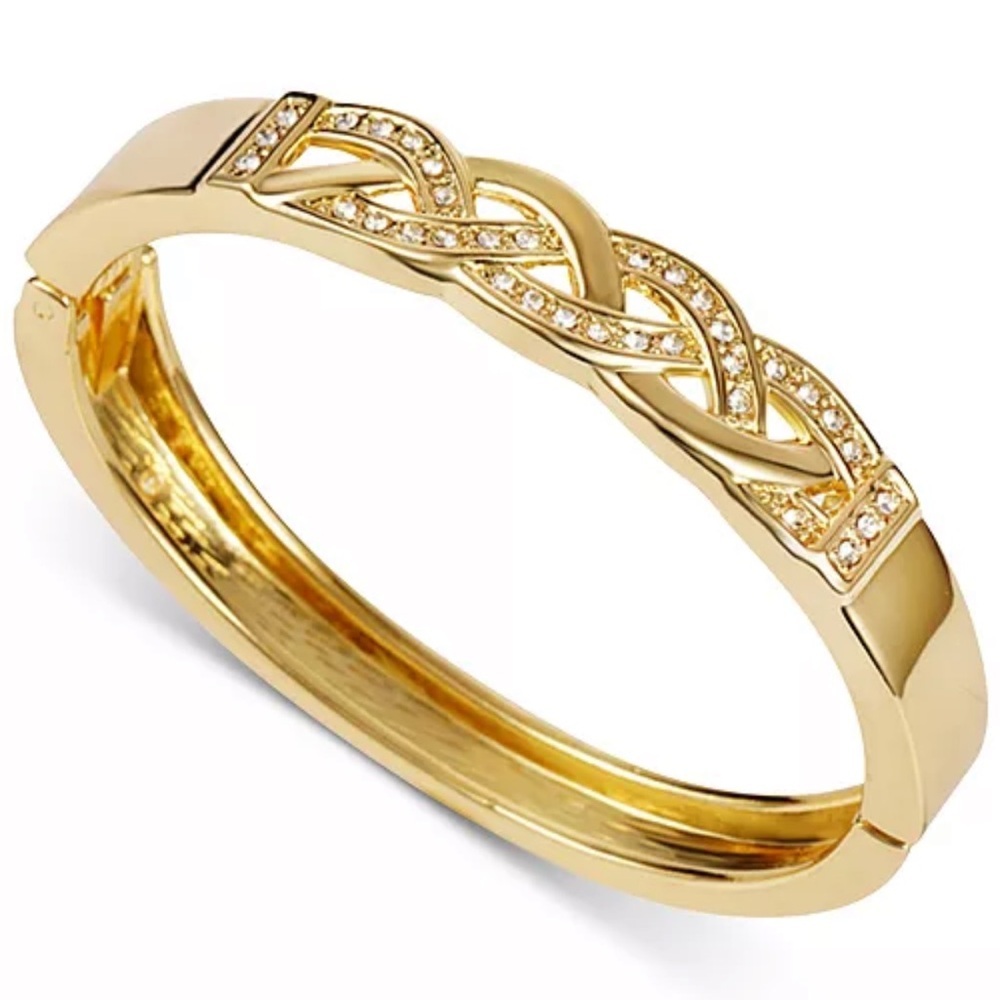 Charter Club
Pavé Braid Bangle Bracelet, Created for Macy's - Picture 1 of 3